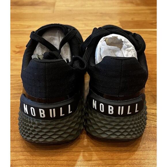 NEW NoBull Ripstop Unisex Sneakers Size Women’s 9.5 Men's 8 Black Lace Up - Picture 7 of 12